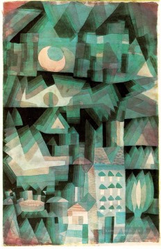 Traumstadt Paul Klee Ölgemälde